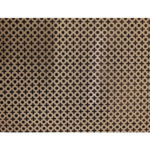 Lamiera Forata per Termosifoni alluminio Fantasia1 Foglio mm.2000x1000 Spessore 0,5 Bronzo | Lamper